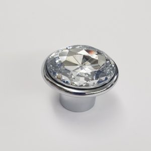 Puxador em cristal.