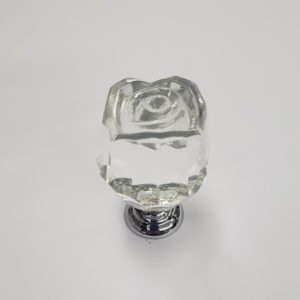 Puxador vidro Flor