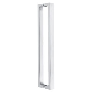 Puxador Alfa Q - 40x20 (inox)