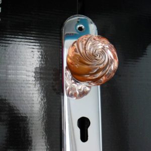Maçanetas em murano italiano modelo Torsion