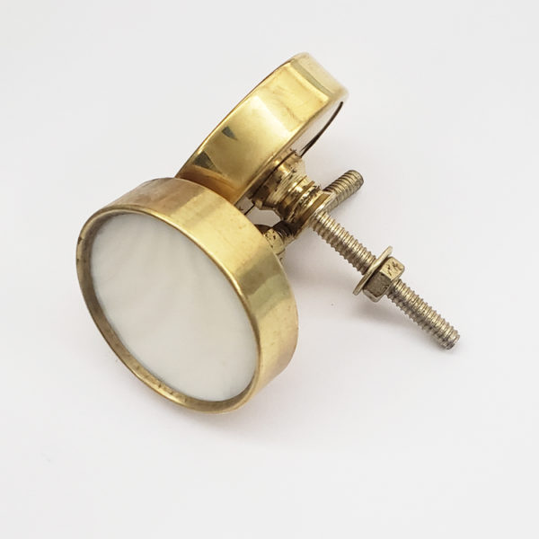 Madrepérola com dourado